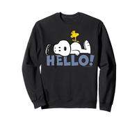 Peanuts Snoopy Woodstock Hello Friends BFF Dog Lover Classic Sweatshirt