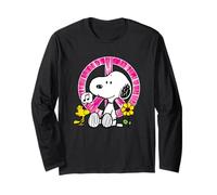 Peanuts - Snoopy Woodstock Peace Schild Langarmshirt