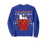 Peanuts Snoopy Woodstock Weihnachtsmuster Classic Christmas BFF Sweatshirt