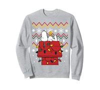 Peanuts Snoopy Woodstock Weihnachtsmuster, klassisch, BFF Sweatshirt