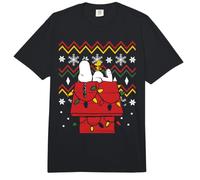 Peanuts Snoopy Woodstock Weihnachtsmuster Weihnachten BFF Classic Comfort Colors Adult Heavyweight T-Shirt