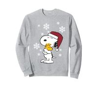 Peanuts Snoopy Woodstock Xmas Christmas Cuddles Classic BFF Sweatshirt