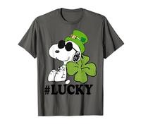 Peanuts St. Patrick's Snoopy Glücksklee T-Shirt