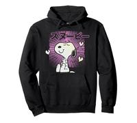 Peanuts Tokyo Snoopy Liebesherzen im Vintage-Stil, Japan, Beste Freundin, VHS Kanji Pullover Hoodie