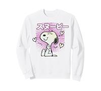 Peanuts Tokyo Snoopy Liebesherzen im Vintage-Stil, Japan, Beste Freundin, VHS Kanji Sweatshirt