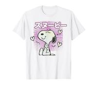 Peanuts Tokyo Snoopy Liebesherzen im Vintage-Stil, Japan, Beste Freundin, VHS Kanji T-Shirt