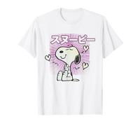 Peanuts Tokyo Snoopy Love Hearts Kanji im japanischen Vintage-Stil, VHS BFF T-Shirt