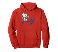 Peanuts Tokyo Snoopy Woodstock Japan umarmt Kanji Love XO BFF Pullover Hoodie