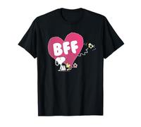 Peanuts Woodstock Snoopy BFF Pink Heart Vintage Friendship T-Shirt