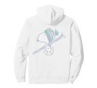 Peanuts Xmas Snoopy Skifahren Sport Winter Retro Vintage 90er Jahre Pullover Hoodie