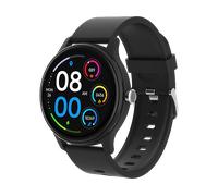 PEAQ PSW 100-BK Smartwatch Gummi, 22 mm, Schwarz
