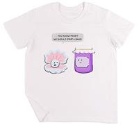 Pearl and Jam Start a Band Kinder Jungen Mädchen Unisex T-Shirt Weiß