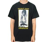 Pearl Jam Choices Herren-T-Shirt, kurzärmelig, Schwarz, S