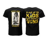 Pearl Jam Choices T-Shirt - Offizielles Merchandise M Schwarz