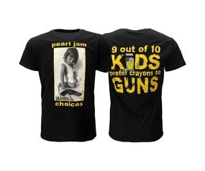 Pearl Jam Choices T-Shirt - Offizielles Merchandise M Schwarz