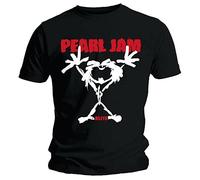 Pearl Jam Herren T-Shirt Schwarz Schwarz Gr. M, Schwarz