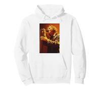 Pearl Jam Sänger Eddie Vedder von Andy Willsher Pullover Hoodie, Unisex für Erwachsene, Weiß, S