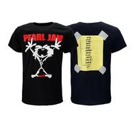 Pearl Jam Stickman T-Shirt - Offizielles Merchandise XXL Schwarz