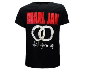 Pearl Jam T-Shirt „Don't Give Up“. XL Schwarz
