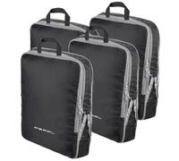 PEARL Packtaschen für Koffer: 4er-Set Kompressions-Packtasche für Handgepäck, Größe XL, 45x37x8 cm (Kompressionstasche, Koffer Organizer Packtaschen, Umhängetasche)