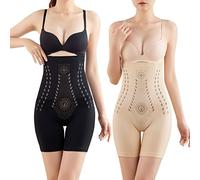 Pearlmoon Ice Silk Ion Fiber Repair Shaping Shorts, Shaping Unterwäsche Damen, Shapewear für Damen Butt Lifter Unterhose Figurenformend Miederpant Miederhose Shapewear to Close Shaping Body Pants