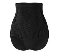 Pearlmoon Ice Silk Ion Fiber Repair Shaping Shorts Unique Fiber Restoration Shaper Elastisch Body Shaper Hoch taillierte Bauchkontrollhose Body Shaper High Waisted Shaping Panties Damen Miederhose