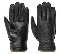 Lederhandschuhe PEARLWOOD "Miles", Herren, Gr. 9.5, schwarz, Schafsleder, unifarben, Handschuhe, Touchscreen proofed - 10 Finger System (96102014-9,5) schwarz