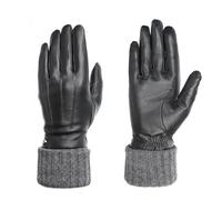 PEARLWOOD Damen Handschuh Lipa aus Schafleder mit Touch-Funktion | Schwarz Größe S