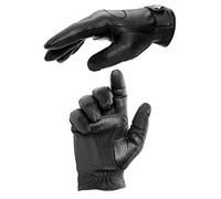 PEARLWOOD Herren Lederhandschuhe DEAN für Autofahrer I aus Ziegenleder I Schwarz Größe M