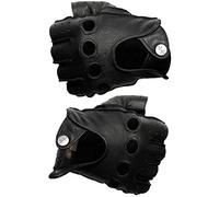 PEARLWOOD Herren Lederhandschuhe JENSON für Autofahrer I aus Ziegenleder I Schwarz Größe S