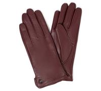 Pearlwood Lederhandschuhe Damen aubergine, 6.5