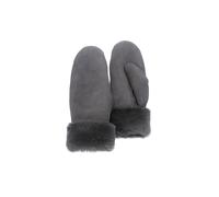 PEARLWOOD Lederhandschuhe - Fäustlinge FIONA grau | L