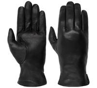Lederhandschuhe PEARLWOOD "PAM", Damen, Gr. 8, schwarz, Schafsleder, unifarben, Handschuhe Lederhandschuhe, weiches Fleece-Innenfutter, Temperaturregulierend, Seitenschlitz (28613831-8)