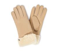 Pearlwood Shearling-Handschuhe Damen beige, 7.5