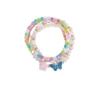 Pearly Butterfly Armband, 4er Set - Kinderschmuck