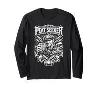 Peat Seeker Mann mit Schiebermütze und Whisky Langarmshirt