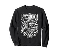 Peat Seeker Mann mit Schiebermütze und Whisky Sweatshirt
