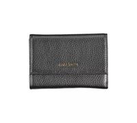 Coccinelle Metallic Soft Wallet Grainy Leather Noir