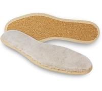 pedag Pascha Lammfell Einlegesohle - für natürlich warme Füße | ideal für Winterschuhe & -stiefel | recycelter Kork isoliert gegen Bodenkälte | wärmt & schützt die Fußsohle