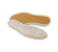 pedag Pascha Lammfell Einlegesohle - für natürlich warme Füße | ideal für Winterschuhe & -stiefel | recycelter Kork isoliert gegen Bodenkälte | wärmt & schützt die Fußsohle
