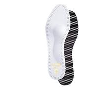 Pedag Siesta - das Flexible Fußbett sorgt für Frische in jedem Schuh (Gr. 35-46) + Rema Einlagenbeutel (35, Weiss)