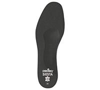 Pedag Siesta - das Flexible Fußbett sorgt für Frische in jedem Schuh (Gr. 35-46) + Rema Einlagenbeutel (43, Schwarz)