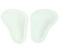 pedag T-Form Leder Pelotte weiß Doppelpack - für mittlere & hohe Längsgewölbe | nicht auftragendes Spreizfuß Polster, ideal bei wenig Platz im Schuh | unterstützt das Quergewölbe