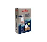 pedag Combi Set aus Cleaner & Schwamm-Leder reinigen & pflegen | Pflegeschaum für Leder, Textil & Synthetik| mit Limettenöl & Lanolin | ideal für Schuhe, Sneaker, Lederjacken & Co.