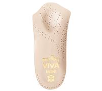 Pedag Viva Mini - das 3-Fach vitalisierende Kurzfußbett bei wenig Platz im Schuh (Gr.35-48) + Rema Einlagenbeutel (40, Hellbraun)