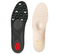 pedag Viva Leder Einlegesohlen - für komfortables Gehen|extra dünnes & leichtes Fußbett | passt in alle flachen Schuhe | wirkt vorbeugend & lindert Fußschmerzen sowie Rückenbeschwerden