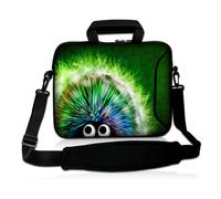 Pedea 66061114 Green Hedgehog Notebooktasche 33,8 cm (13,3 Zoll) mit Neopren Schultergurt grün