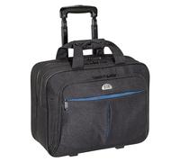 PEDEA Trolley Rollkoffer PREMIUM AIR Laptop-Fach bis 17,3 Zoll (43,9 cm) mit Übernachtungsfach, schw