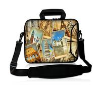 Pedea Design Schutzhülle Notebook Tasche 15,6 Zoll (39,6cm) mit Schultergurt vintage travel