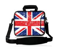 Pedea Design Schutzhülle Notebook Tasche 17,3 Zoll (43,9cm) mit Schultergurt Union Jack